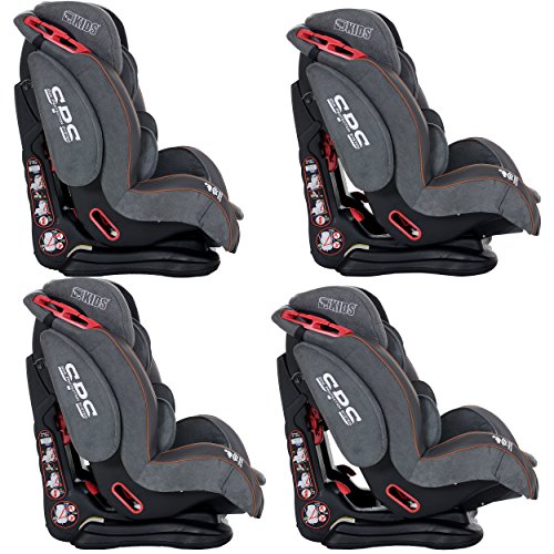 LCP Kids Auto Kindersitz GT 9 36 kg Isofix Liegefunktion SPS Grau LCP Kids Auto Kindersitz GT 9 36 kg mit Schlafposition