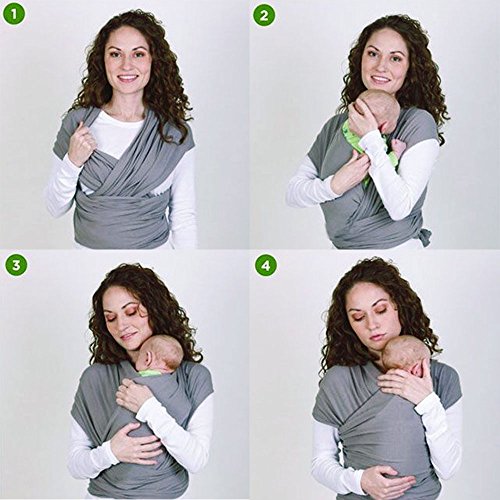 Lictin Babytragetuch Kindertragetuch Babybauchtrage Sling Elastisches Tragetuch f/ür Baby Neugeborene Innerhalb 16 KG